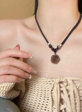 新中式平安扣爱心项链