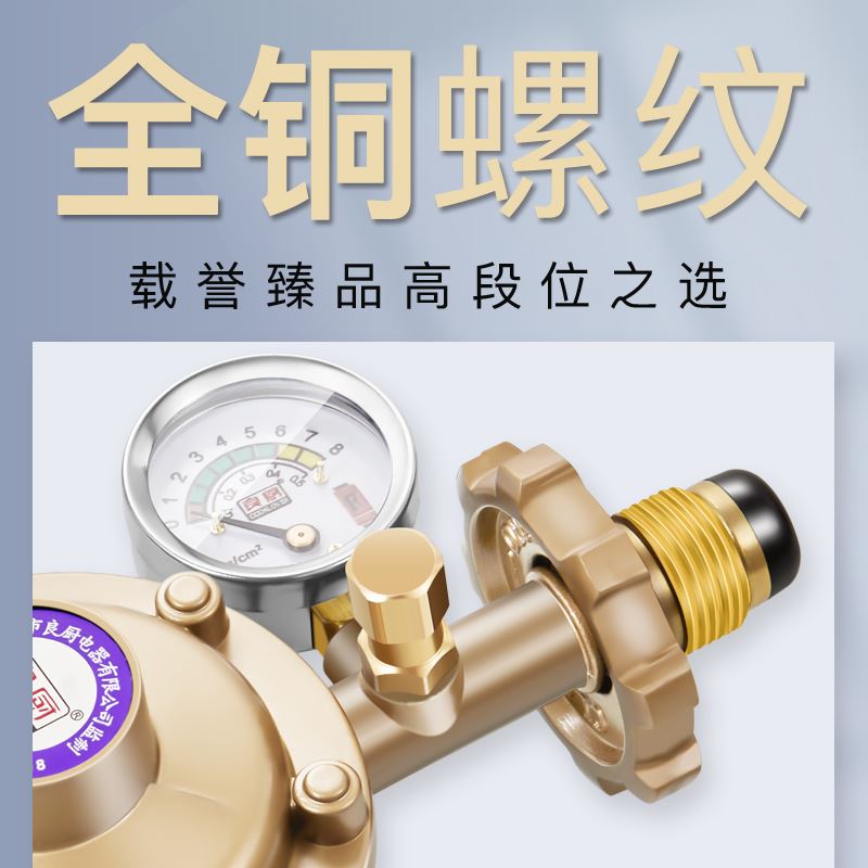 。家用新国标0.6防爆液化气减压阀煤气自锁低压阀燃气自闭阀定压-图0