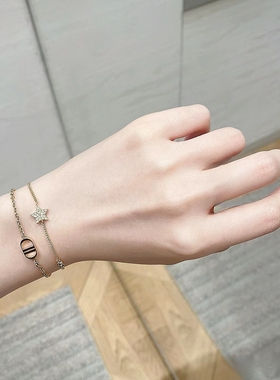 春夏爆品精致CD星星镶钻手链