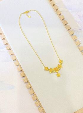 言德珠宝繁花似锦套链言德金包银NGTC证书深检证书