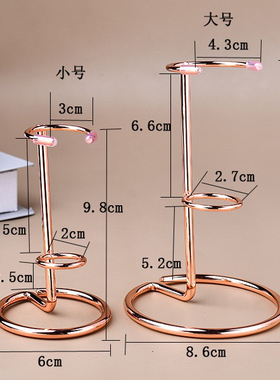 新疆西藏包邮水晶柱原石紫水晶权杖柱子形矿标展示固定支架底座in