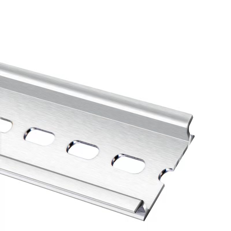 铝导轨国标 C45导轨U型TH35MM宽断路器端子空开电气加厚铝卡轨条 - 图3