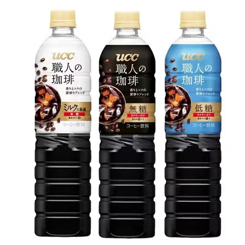 UCC悠诗诗日本进口职人无蔗糖即饮冷萃冰美式黑咖啡饮料900ml/瓶 - 图3