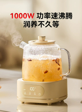 康宁1.5L全玻璃养生壶烧水壶