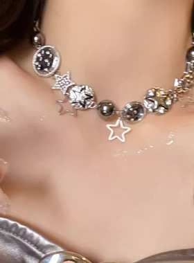 星星重工夸张项链女甜酷y2k