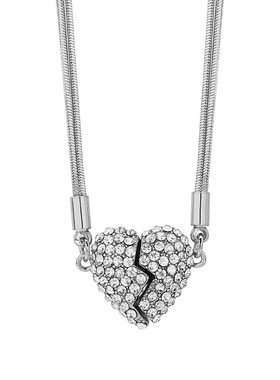 爱心项链女小众设计感气质时尚