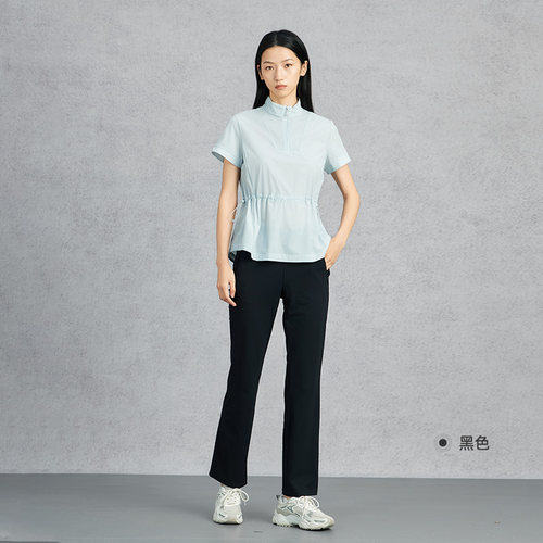 RAPIDO睿必度2025年春夏女士UPF50+防晒凉感修身微喇长裤雳霹道 - 图1