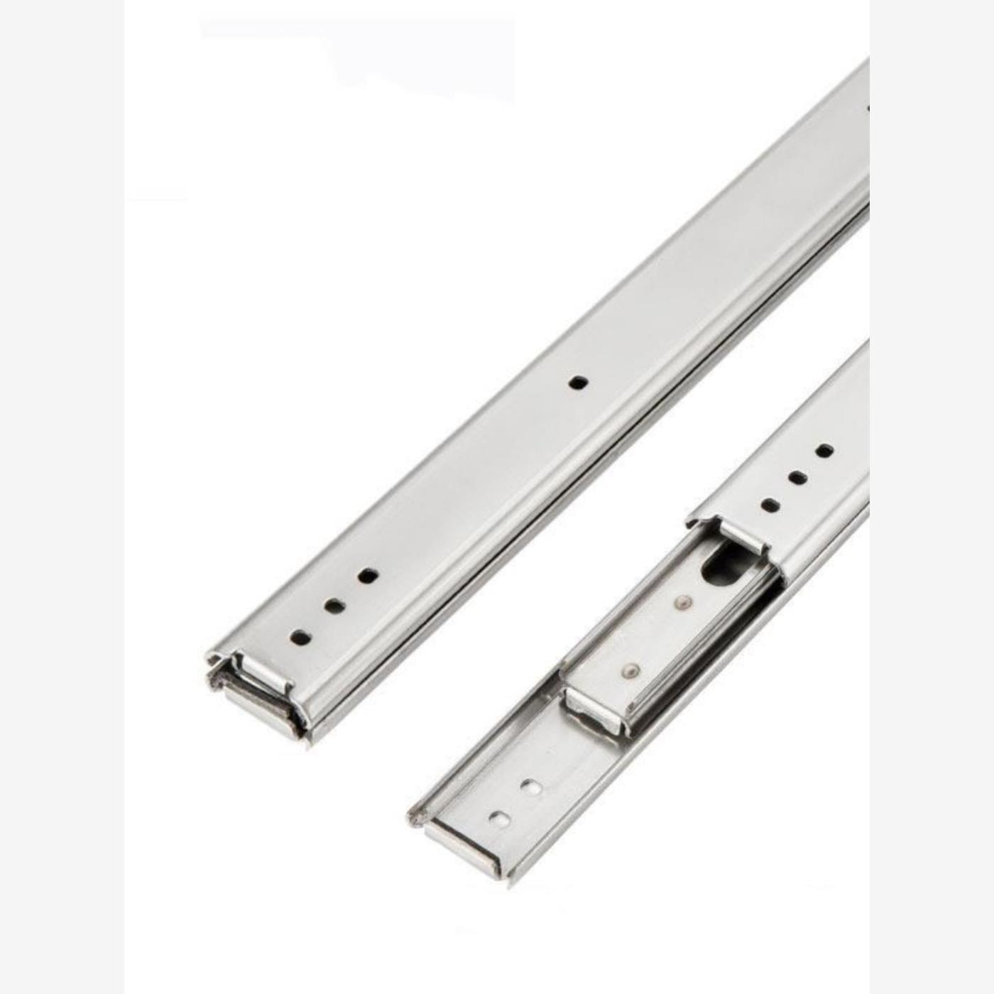 不锈钢两段滑轨C-SSRN36Y12/14/16/18/20/22/24/26/28两节导轨 - 图1