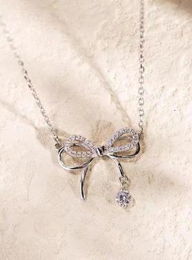 蝴蝶结项链女时尚轻奢气质小众