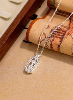 金刚杵旋转项链女新中式小众设计