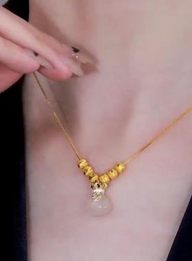 福袋六福珠吊坠项链女同款新款