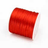 Плетеный браслет из красной нити ручной работы, подвеска, ремешок, 7 размер