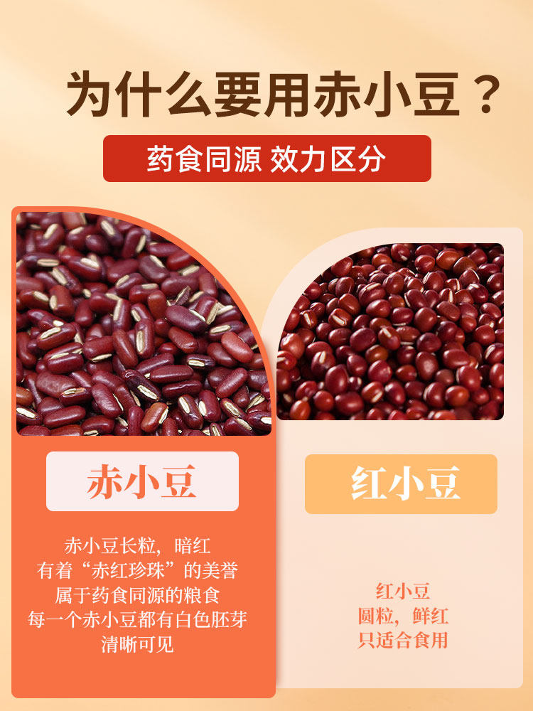 3斤桶装红豆薏仁粥赤小豆补气芡实 荣放杂粮组合