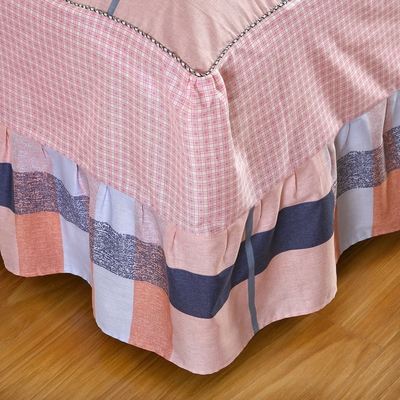 定做全棉单件床裙防滑纯棉卡通床罩135/150x190cm1/1.5x1.9x1.。 - 图2