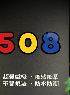 小红书热推入户门门牌定制装饰