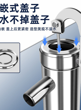 压水井不锈钢手动抽水器老式手摇手压式水泵农村手压泵一代发批发
