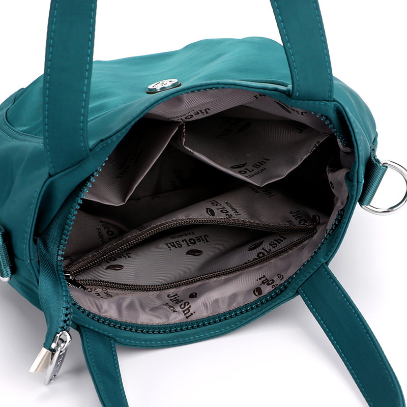 带隔层女式夏小众简约帆布斜挎小包 jielshi女士包袋