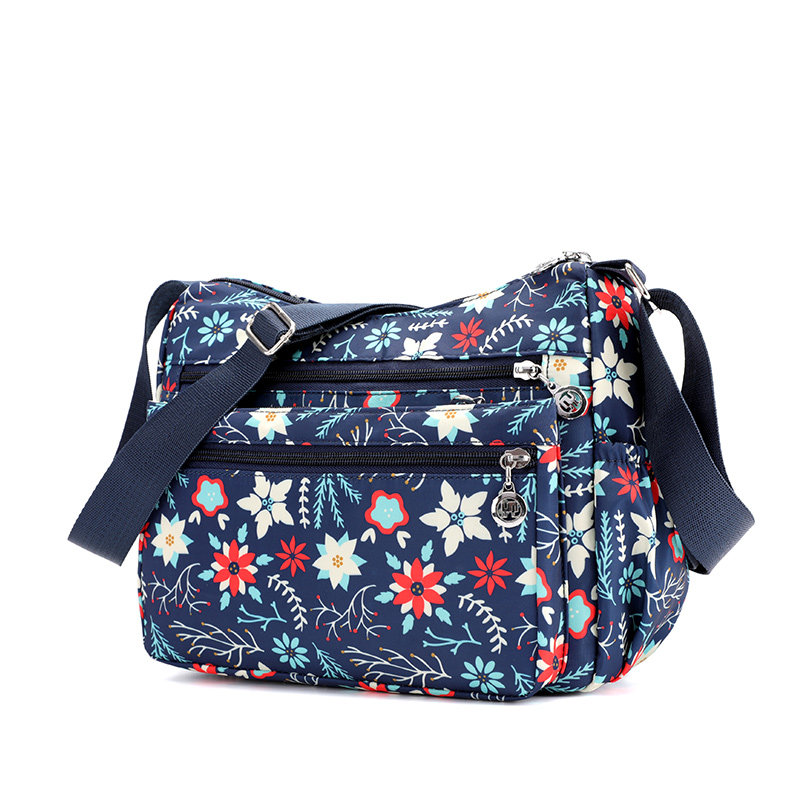 牛津布中年婆婆大气斜挎旅游妈妈包 jielshi女士包袋