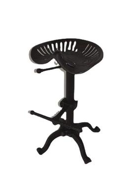 酒吧椅铸铁可调节高度360°可转动椅子家居阳台金属工艺品摆饰
