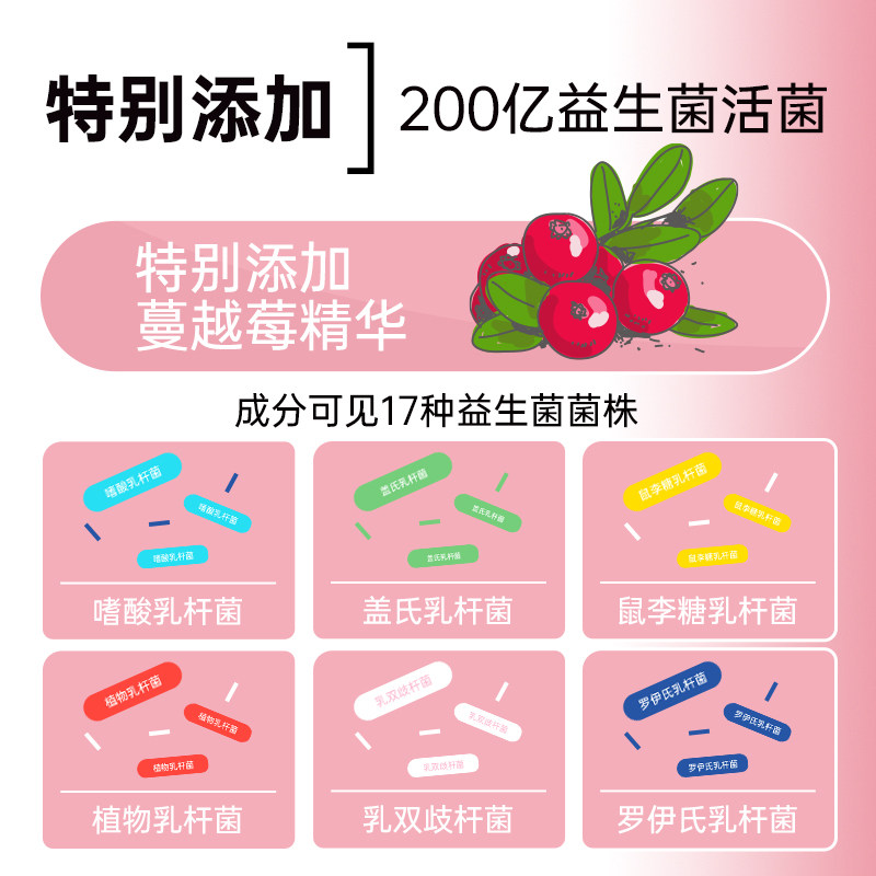 加拿大北维克进口蔓越莓乳酸杆菌 NordiVik海外蔓越莓