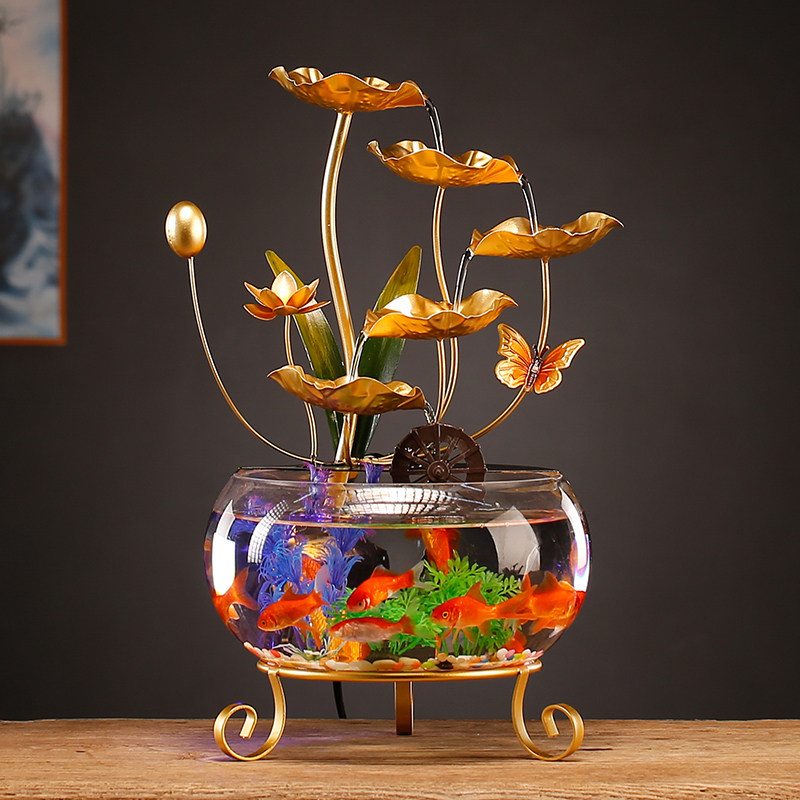 风水轮招财流水装饰现代创意轻奢铁艺客厅办公室家居开业礼品配件,淘宝优惠券,粉丝福利购,淘宝优惠卷