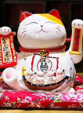 招财猫收银台实用客厅开业礼品