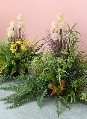 野花蒲公英仿真花球植物造景插花