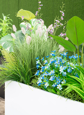 野花花箱仿真绿植外摆假植物