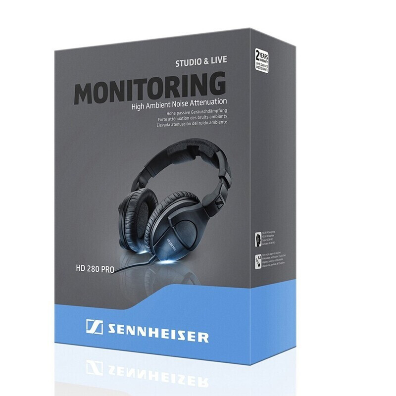 SENNHEISER/森海塞尔 HD280 PRO头戴式有线耳机DJ录音专用旗舰店 - 图2