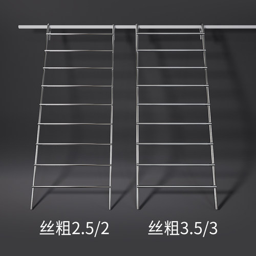 鹦鹉专用不锈钢梯子爬梯玄凤虎皮牡丹鸟笼玩具楼梯鸟配件用品大全 - 图2