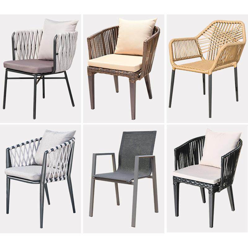 户外桌椅庭院花园露天铝藤椅子三件套组合民宿酒店咖啡厅藤编绳椅,淘宝优惠券,粉丝福利购,淘宝优惠卷