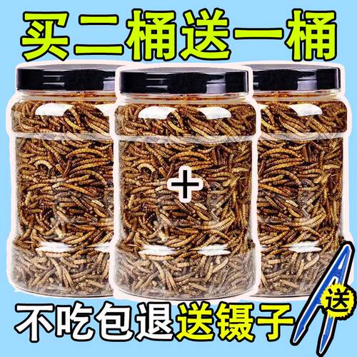 仓鼠粮食面包虫干淡水虾干无盐小鱼干营养粮食仓鼠笼子金丝熊虾皮 - 图0