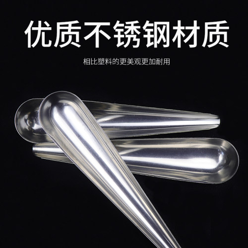 不锈钢喂食勺鹦鹉喂鸟食用具小鸟喂食器加食器添食器鸟笼配件防潵 - 图2