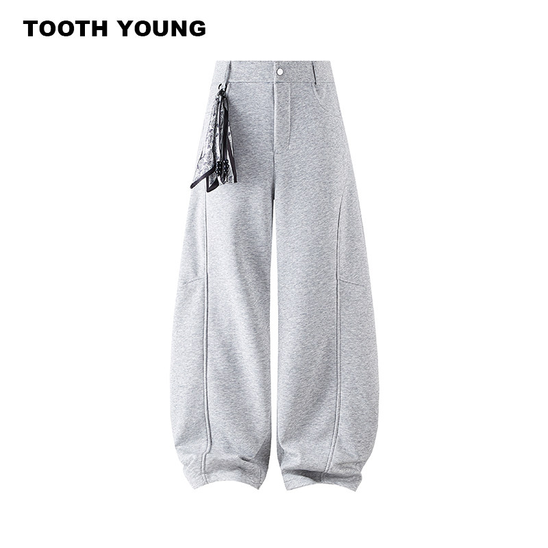 郑一爱穿搭【腰果花卫裤】420g加绒冬季保暖方巾装饰男弯刀休闲裤,淘宝优惠券,粉丝福利购,淘宝优惠卷