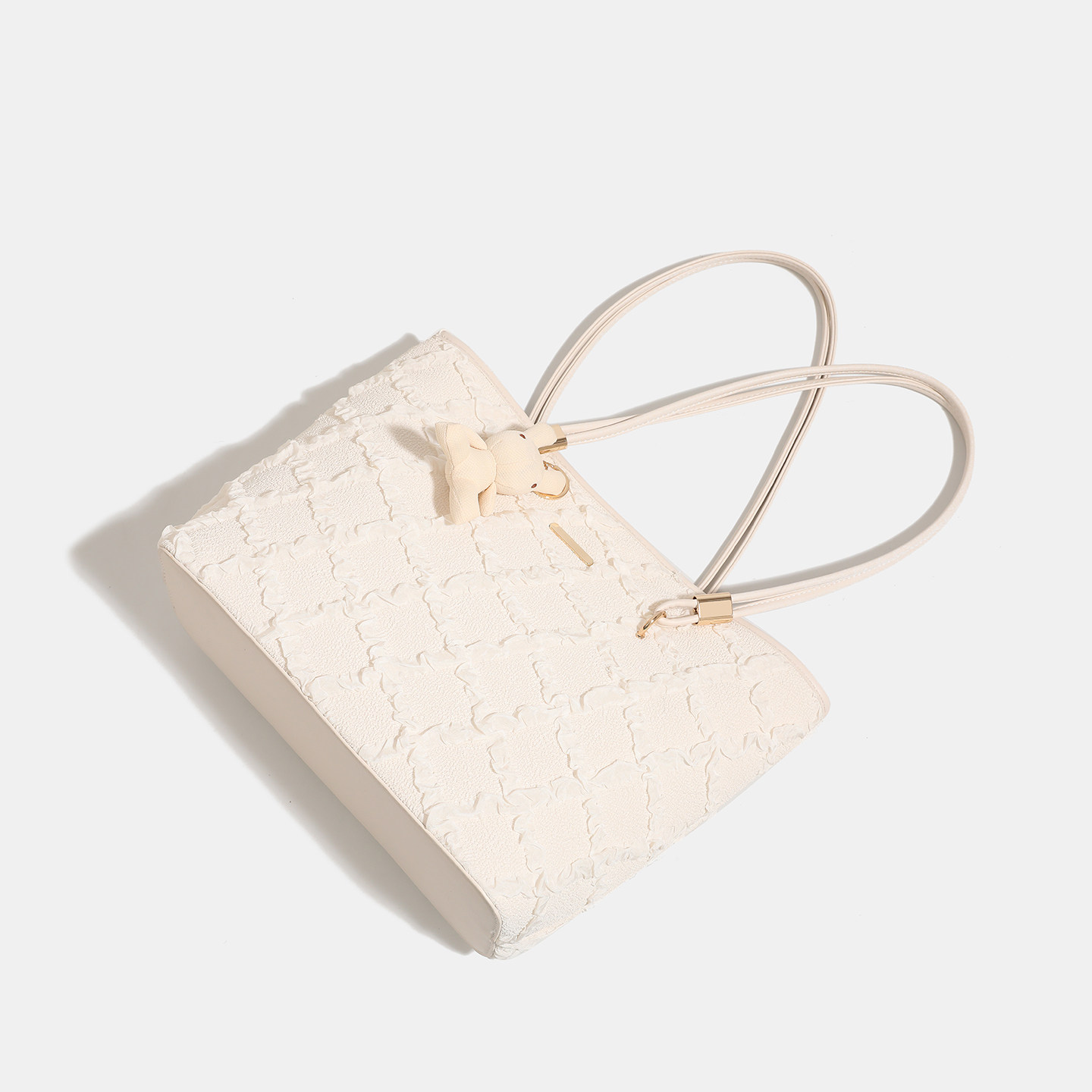 日本バッグ2025秋冬新款托特包女大容量通勤单肩包毛绒手提腋下包,淘宝优惠券,粉丝福利购,淘宝优惠卷