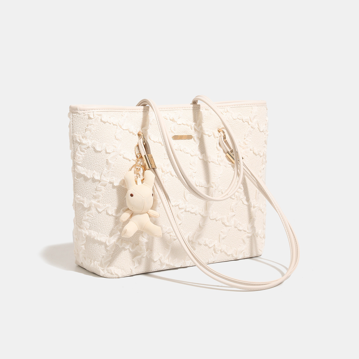 日本バッグ2025秋冬新款托特包女大容量通勤单肩包毛绒手提腋下包,淘宝优惠券,粉丝福利购,淘宝优惠卷