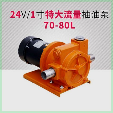 加油机抽油泵12v24v220V大流量自吸柴油泵加油泵抽油器电动抽油机-图2