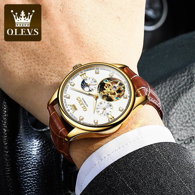 官方旗舰店正品瑞士欧利时全机械表 奥乐司国产腕表