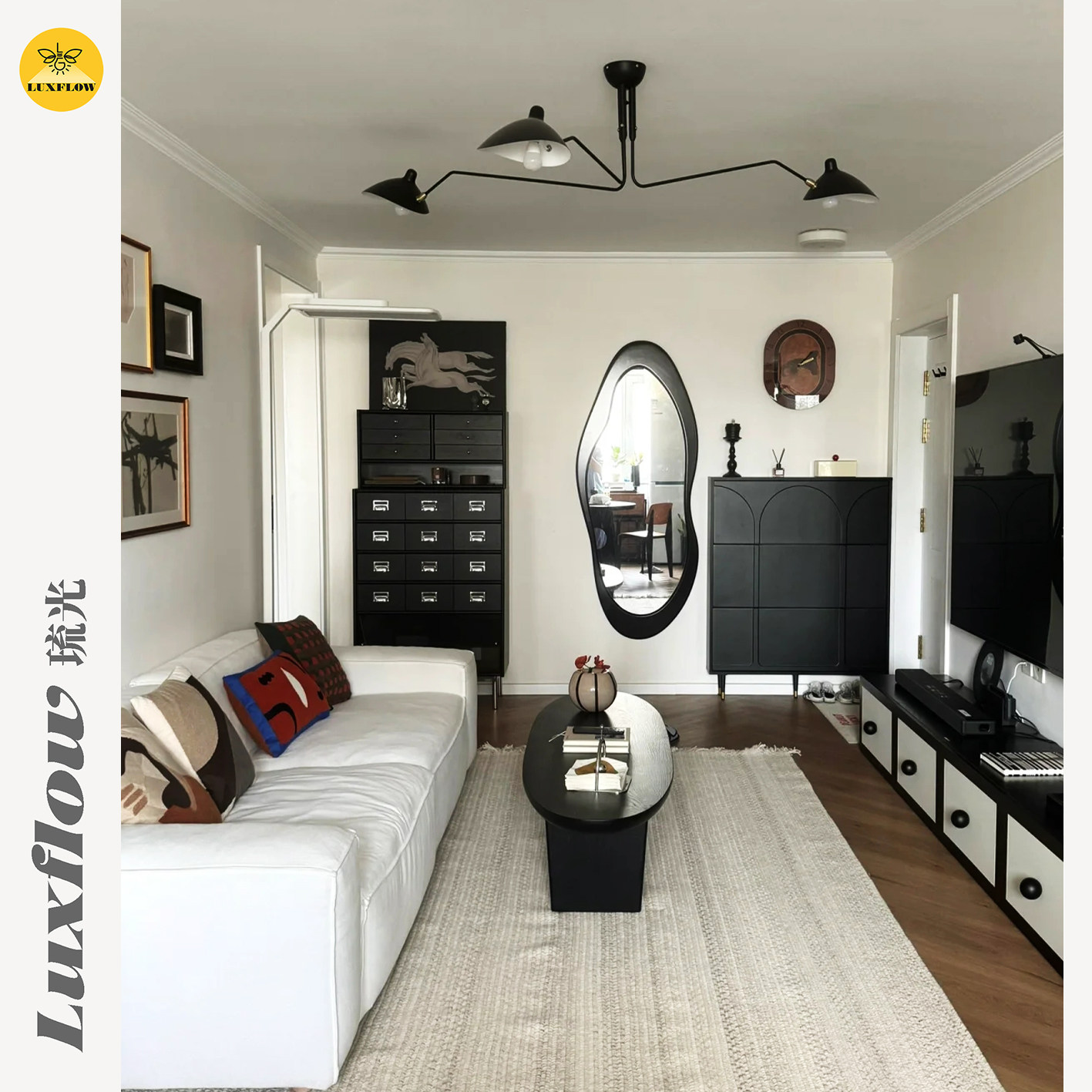 琉光法式SergeMouille北欧设计师客厅吊灯张牙舞爪卧室中古鸭嘴灯,淘宝优惠券,粉丝福利购,淘宝优惠卷