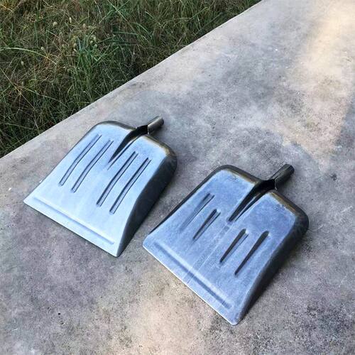 铲粪大铁锹大号特大号锰钢平头加宽养殖清粪锹铲头俄式大方锹 - 图0