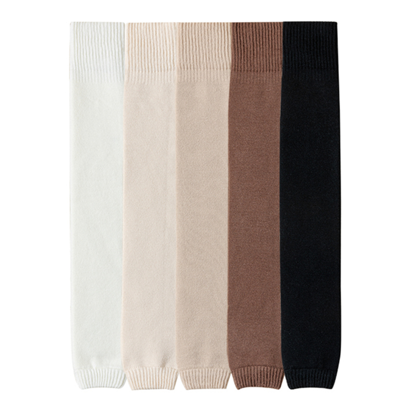 秋冬季外穿加绒加厚羊绒保暖到大腿女护膝袜羊毛高筒长筒袜子 - 图3