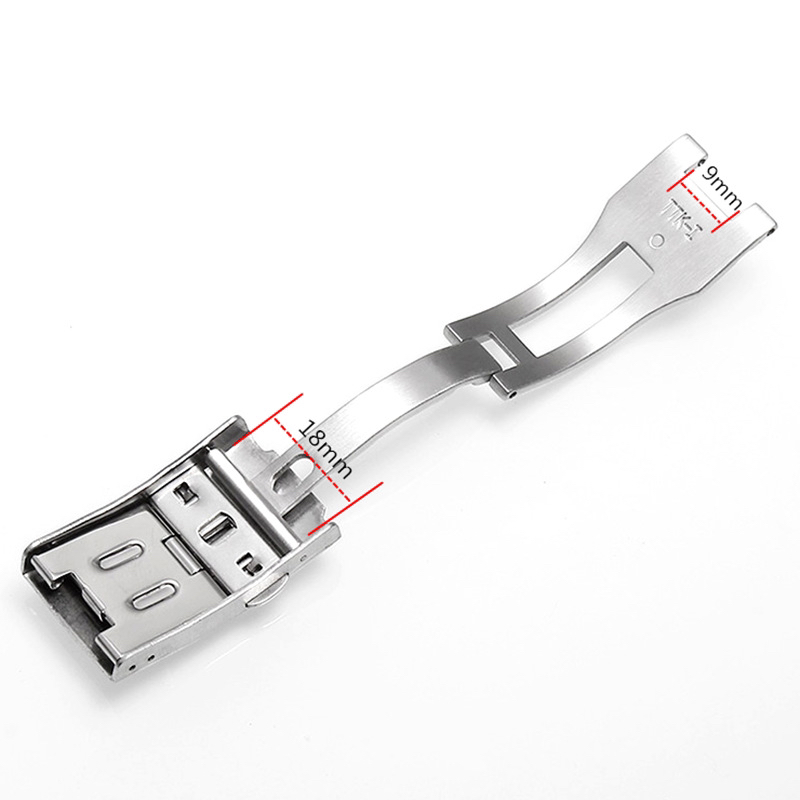 梦诗纯 适配天梭t461表扣 prc200双按扣 t17表链扣t019钢带手表扣 - 图2