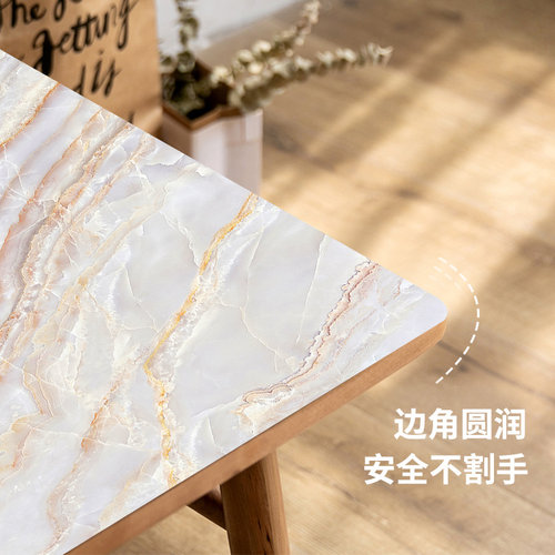 茶几桌垫新款大理石软塑料玻璃pvc桌布防水防油免洗餐桌桌垫 - 图2