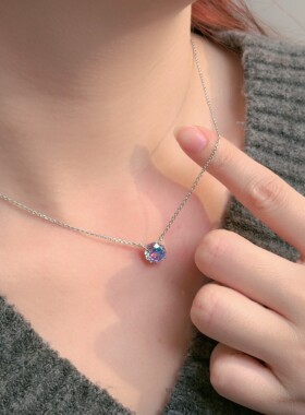 abyb玫瑰项链耳钉生日礼物