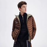 意大利小帆船男士短款连帽羽绒服外套 券后308.68元包邮