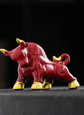 生肖兔子可爱茶宠牛气冲天