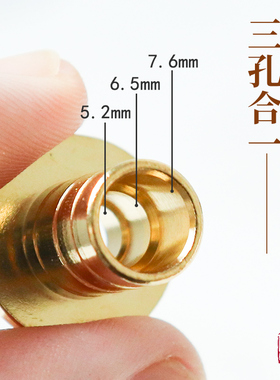 钵式香炉粗细通用黄铜锻造