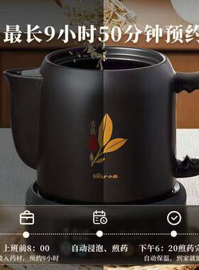 小熊中药电煎壶中药砂锅全自动煎中药壶家用多功能陶瓷药罐煎药壶