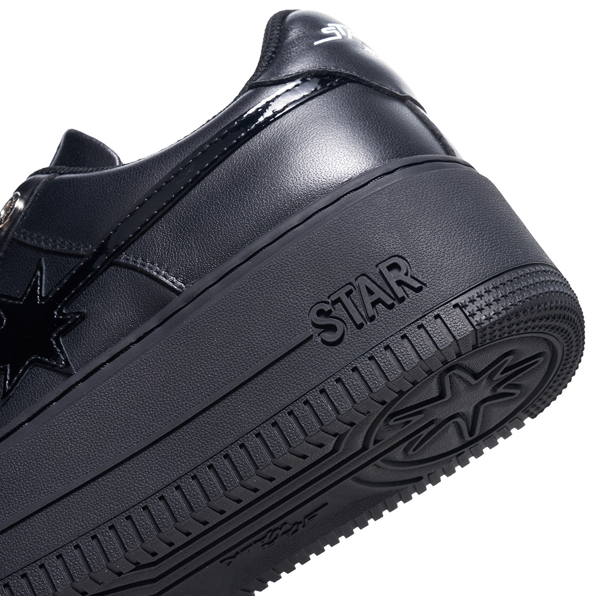 STARWALK SOLDIER PLATFORM/BLACK 纯黑色流星厚底女士增高休闲鞋,淘宝优惠券,粉丝福利购,淘宝优惠卷