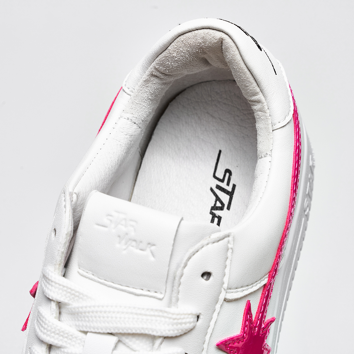 STARWALK SOLDIER WHITE/ROSE 白粉流星鞋正品低帮舒适增高潮板鞋,淘宝优惠券,粉丝福利购,淘宝优惠卷